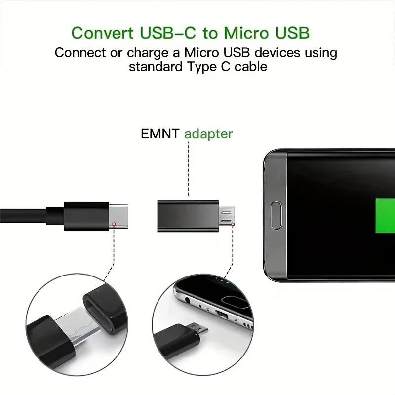 Адаптер Micro USB - USB C OTG  – обзор и цена Gaming Accessories Phone